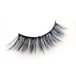False Eyelashes (1 Pair) Fm-26 - Black - One Size