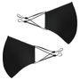 Face Mask With Adjustable Earloop 2 Pcs Black