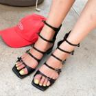 Belted High-top Sandals