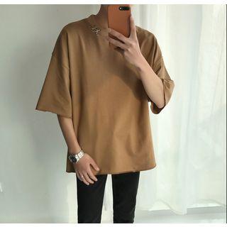 Eyelet Detailed Short Sleeve T-shirt