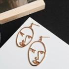 Face Wirework Earring