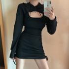 Strappy Sheath Dress / Crop Top