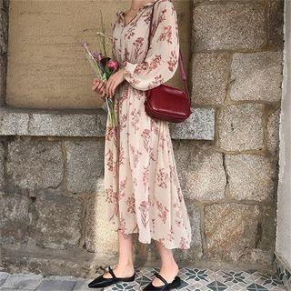 Floral Printed Dress Almond - One Size