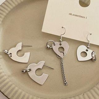 Heart Alloy Earring (various Designs)