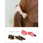 Embellished Bow Hair Clamp