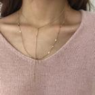 Layered Metal-bar Necklace