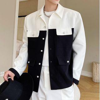 Two-tone Beaded Jacket