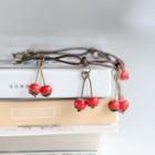 Ceramic Cherry Bracelet