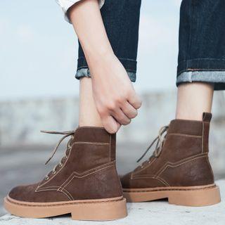 Lace Up Ankle Boots Short Boots