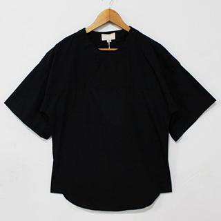 Short-sleeve Printed Loose-fit Top