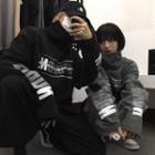 Couple Matching High Neck Lettering Sweatshirt