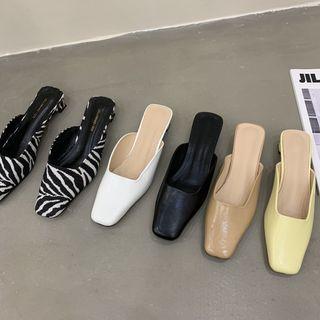 Square-neck Mules