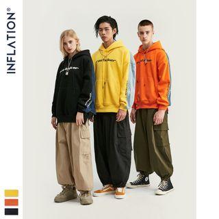Unisex Patchwork Loose-fit Hoodie