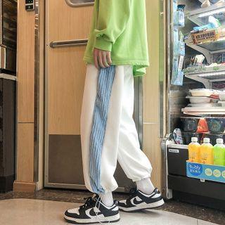 Corduroy Panel Sweatpants