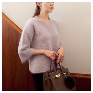V-neck Wool Sweater