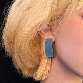 Flannel Dangle Earring