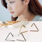 Triangular Earring C2051 - Silver - One Size