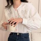 Heart Applique Blouse