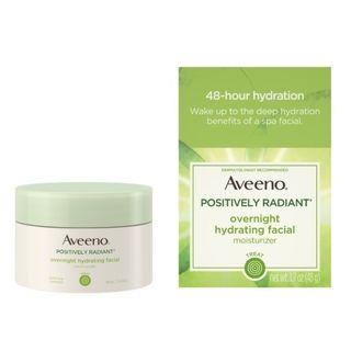 Aveeno - Positively Radiant Overnight Facial Moisturizer 1.7oz