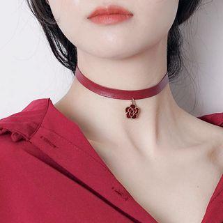Flower Pendant Choker (various Designs)