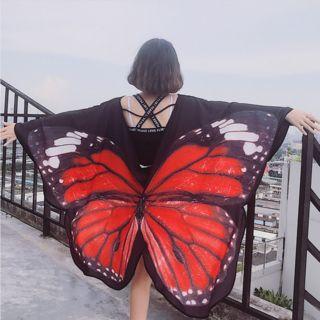 Batwing-sleeve Butterfly Top