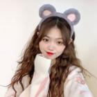 Animal Ear Chenille Headband / Set