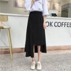 Plain Irregular Skirt