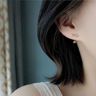 Sterling Silver Ball Ear Stud