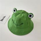 Frog Embroidered Bucket Hat