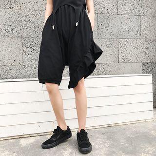 Ruffled Harem Shorts