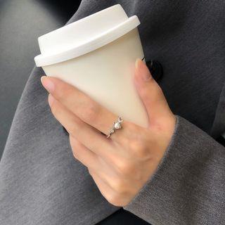 925 Sterling Silver Goldfish Open Ring