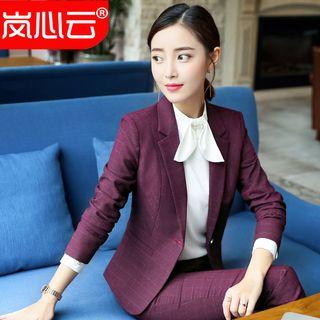 Single Button Blazer / Work Blouse / Pencil Skirt / Dress Pants / Vest / Set