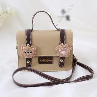 Cartoon Bear Top Handle Crossbody Bag