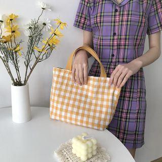 Plaid Lunch Bag