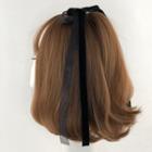 Velvet Bow Hair Clip As Shown In Figure - One Size
