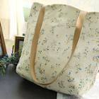 Floral Fabric Shopper Bag One Size
