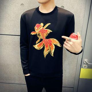 Goldfish Applique Sweatshirt