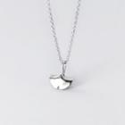 925 Sterling Silver Leaf Pendant Necklace S925 Sterling Silver - Silver - One Size