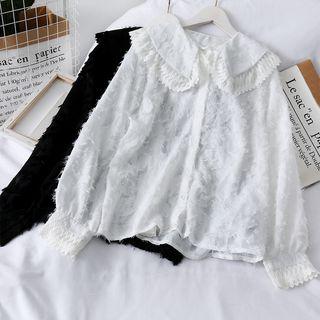 Patchwork Loose-fit Fringed Top