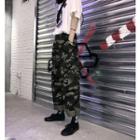 Camo Wide-leg Pants