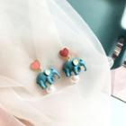 Elephant Drop Ear Stud