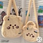 Cartoon Fluffy Tote Bag / Crossbody Bag / Bag Charm / Set