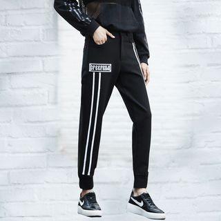 Striped Letterint Sweatpants