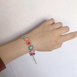 Wool Flower Bracelet Bracelet - One Size