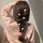 Flower / Heart Hair Clip / Set