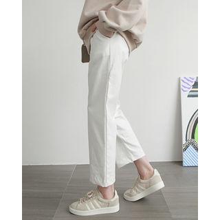 Elastic-waist Loose-fit Pants