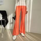 But-hem Bell-bottom Pants