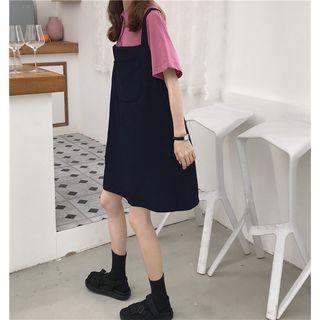 Polo Neck Short Sleeve Top / Sleeveless Dress