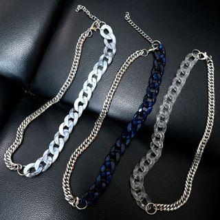 Chunky Chain Acrylic Alloy Necklace