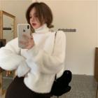 Fluffy Turtle Neck Sweater